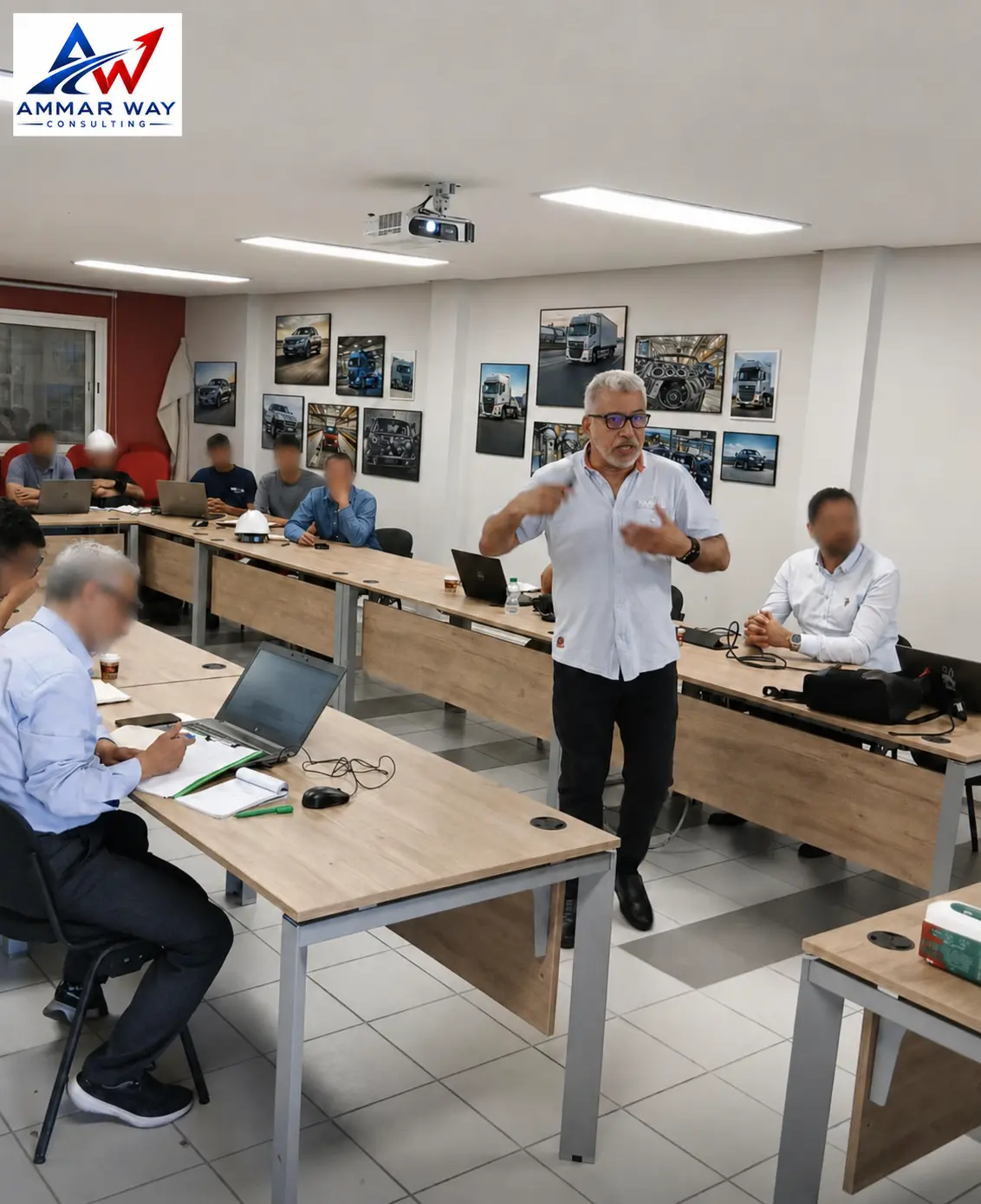 Session de formation AWC avec une équipe